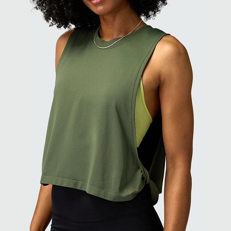 Running Cap Mesh - Women Sleeveless Yoga Tops Mesh Quick