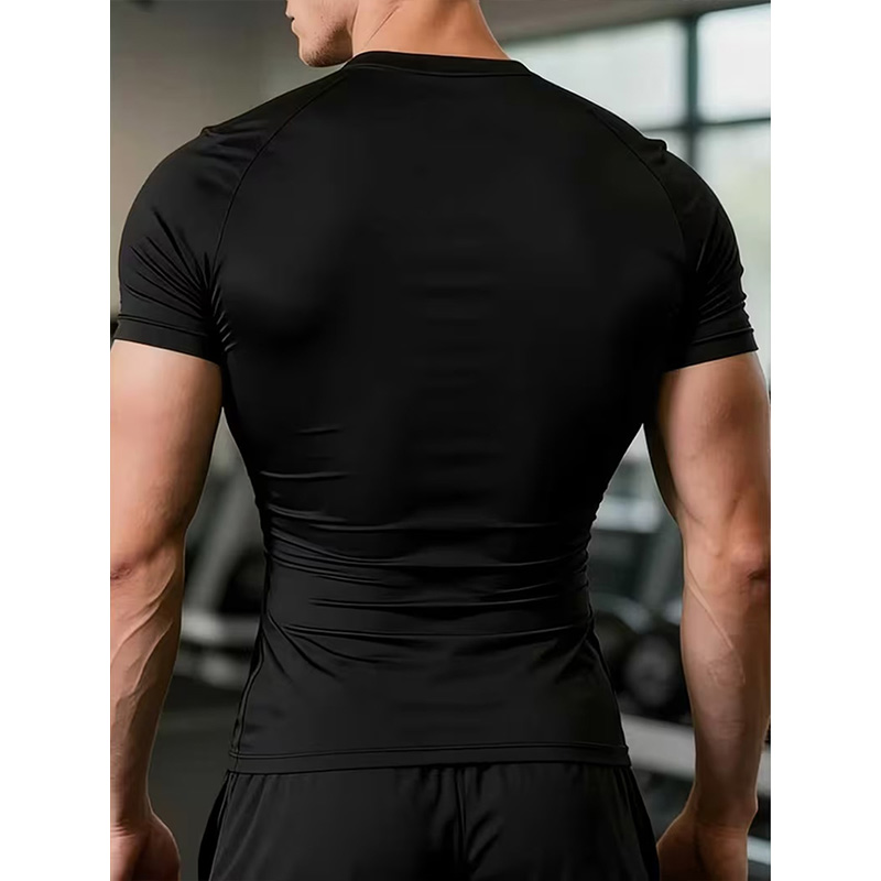 Men Compression Running T Shir - Running Gear Winter ulasan dan harga