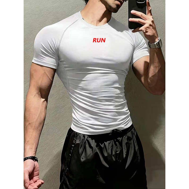 Men Compression Running T Shir - Running Gear Winter ulasan dan harga