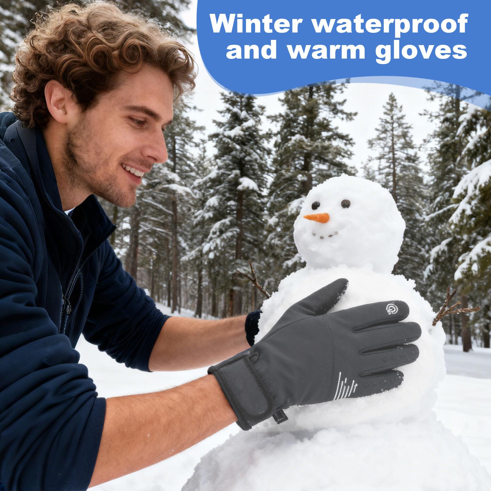 Winter warm Gloves Windproof T - Running Gear In Snow ulasan dan harga