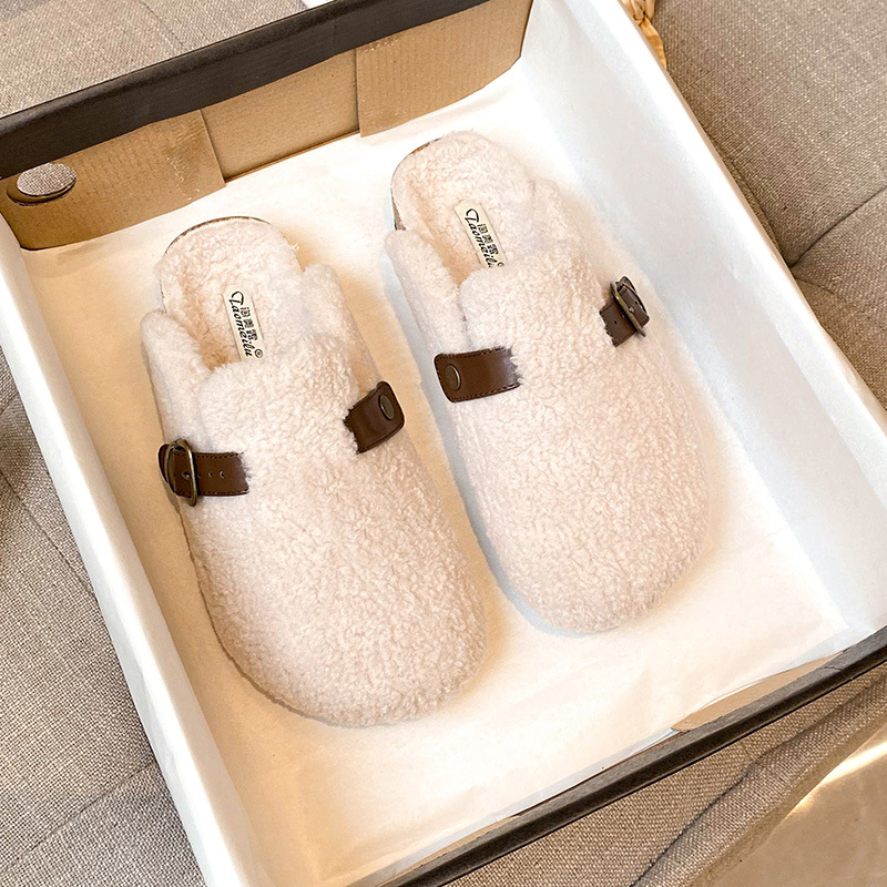 2025 Fashion Fur Clogs Slipper - Insole Arch Support ulasan dan harga