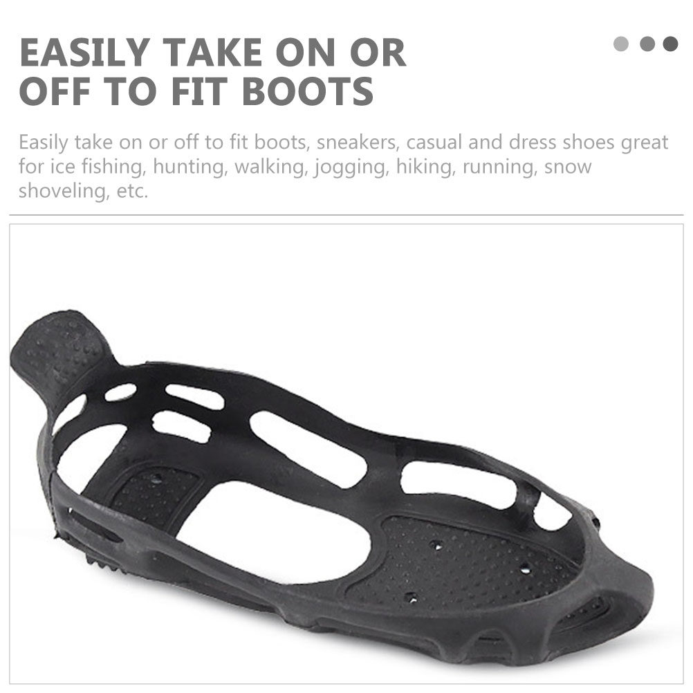 1Set Anti-Slip Ice Grippers Tp - Running Gear In Snow ulasan dan harga