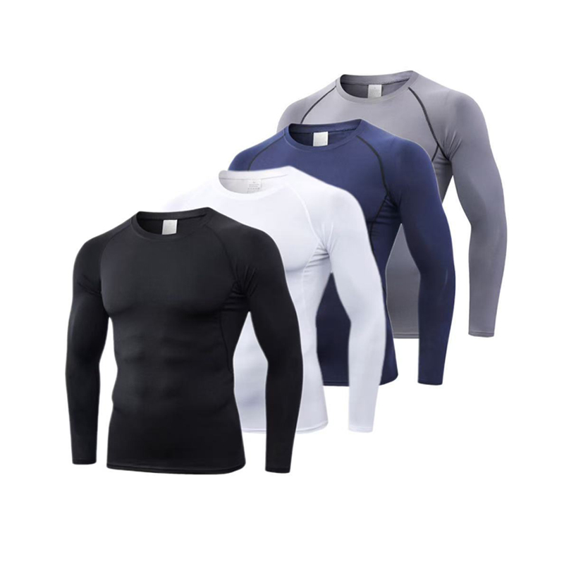 Compression Tops Gym T Shirt M - Running Gear Winter ulasan dan harga