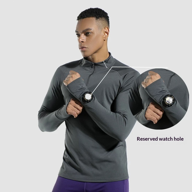 Men's Finger Hole Design Fall  - Running Gear Winter ulasan dan harga
