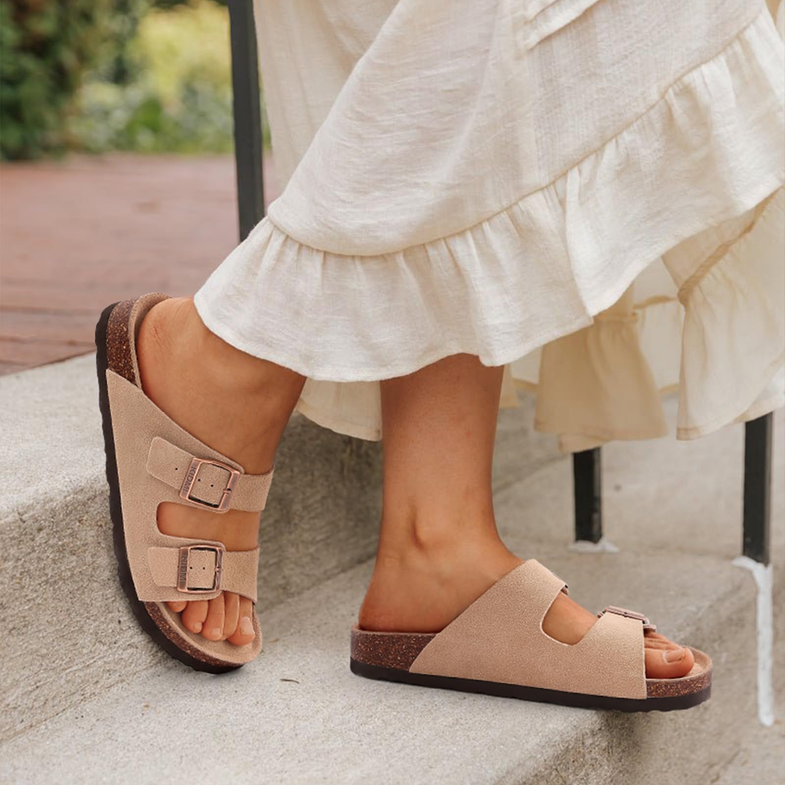 Litfun Classic Cork Sandals Fo - Insole Arch Support ulasan dan harga