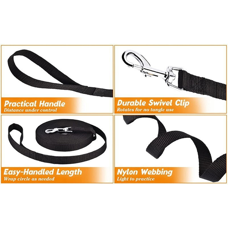 Durable Nylon Dog Leash for Sm - Running Gear Dog ulasan dan harga