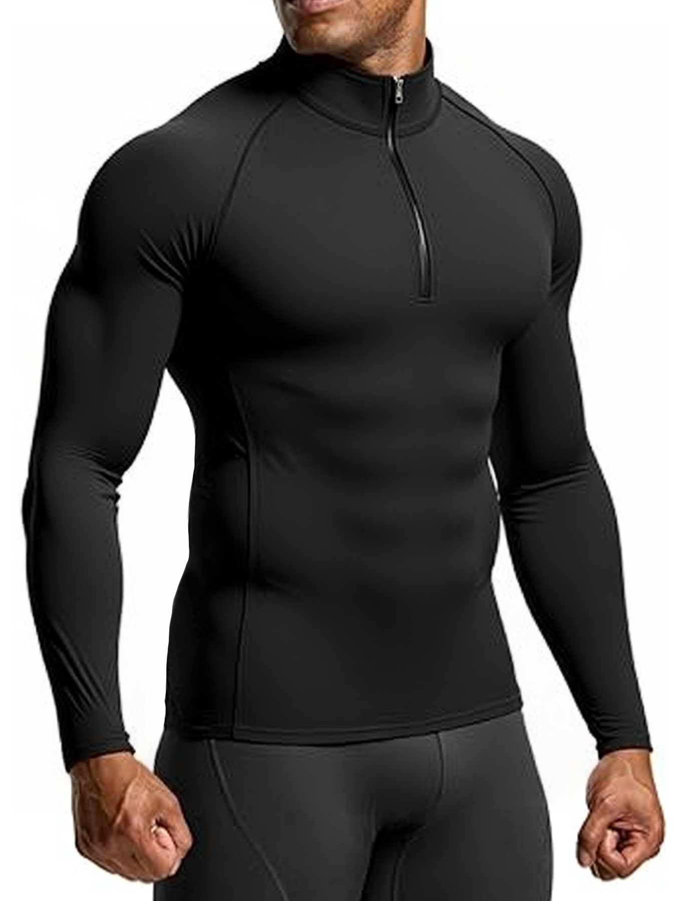 Men Bodybuilding Sport T-shirt - Running Gear Winter ulasan dan harga